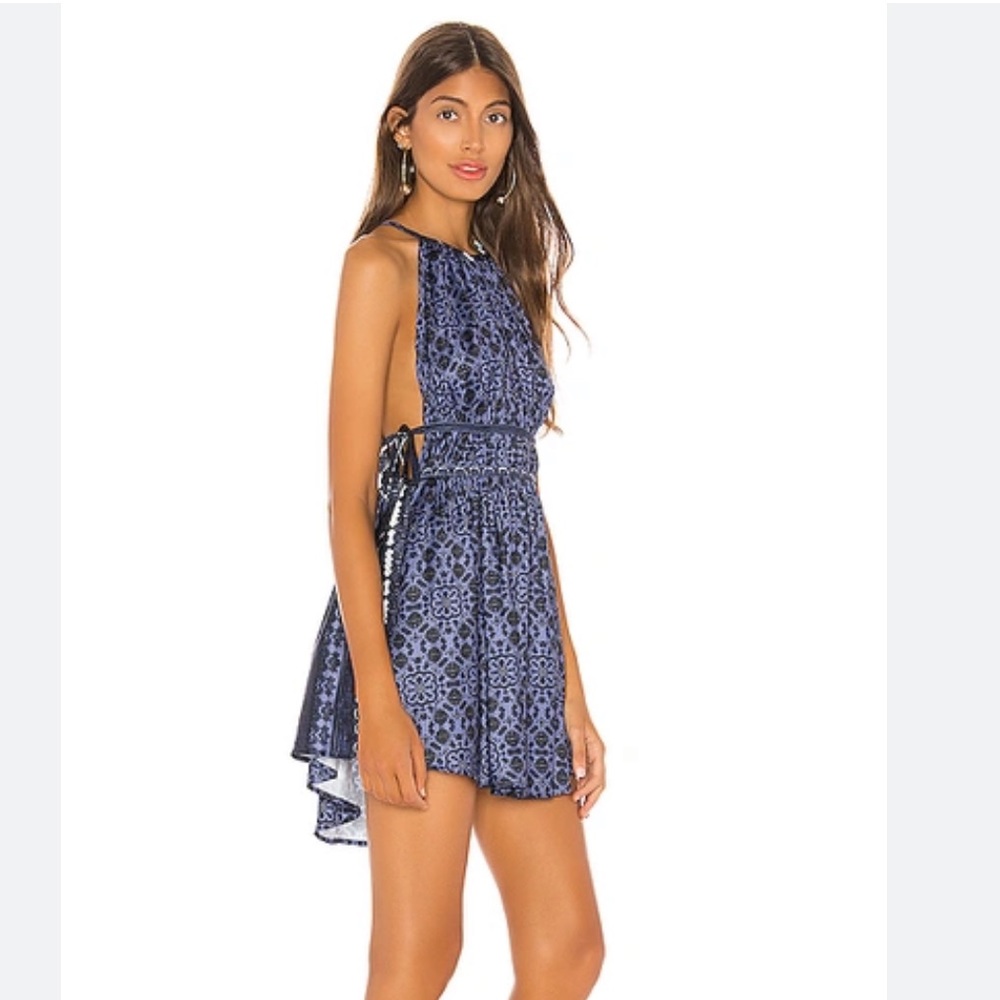 Free people open side mini dress
